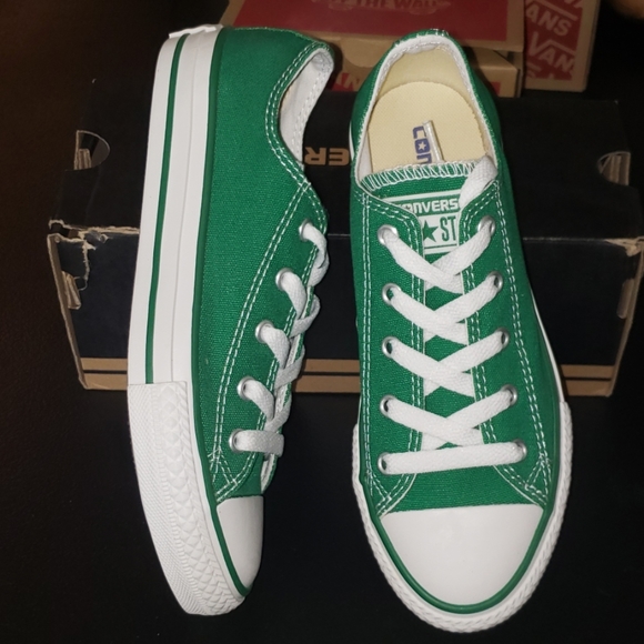 Kids green converse shoes Clearance